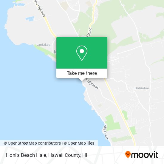 Honl's Beach Hale map