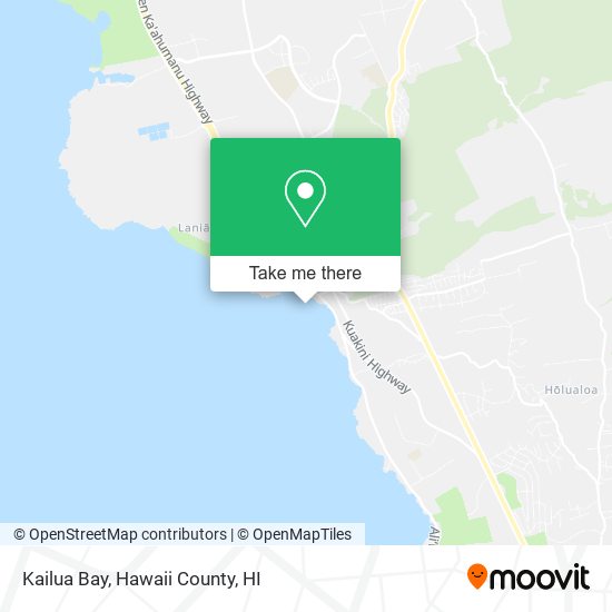 Kailua Bay map