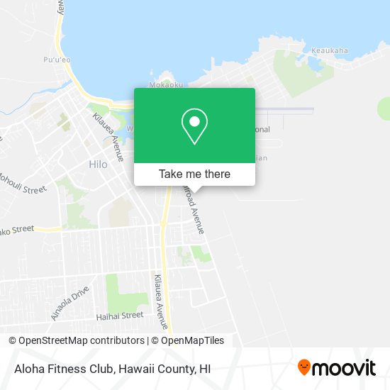 Aloha Fitness Club map