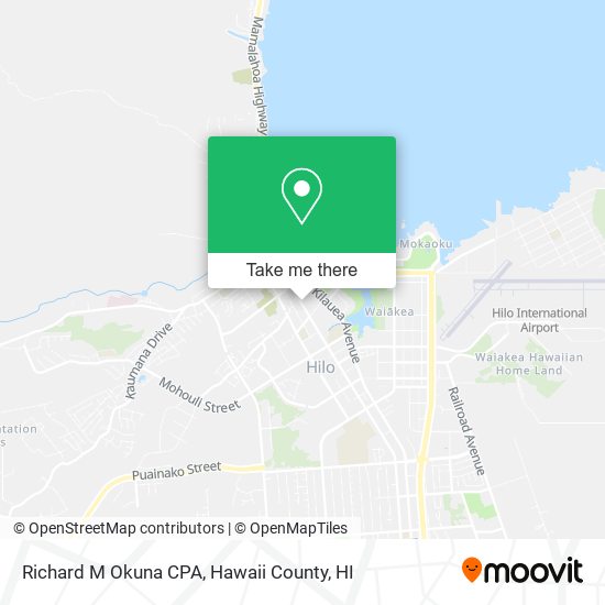 Richard M Okuna CPA map