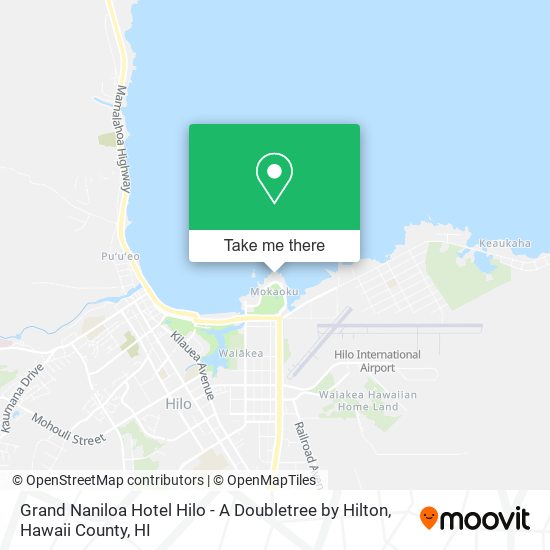Grand Naniloa Hotel Hilo - A Doubletree by Hilton map