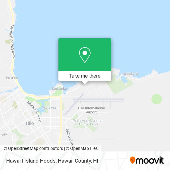 Hawai'I Island Hoods map