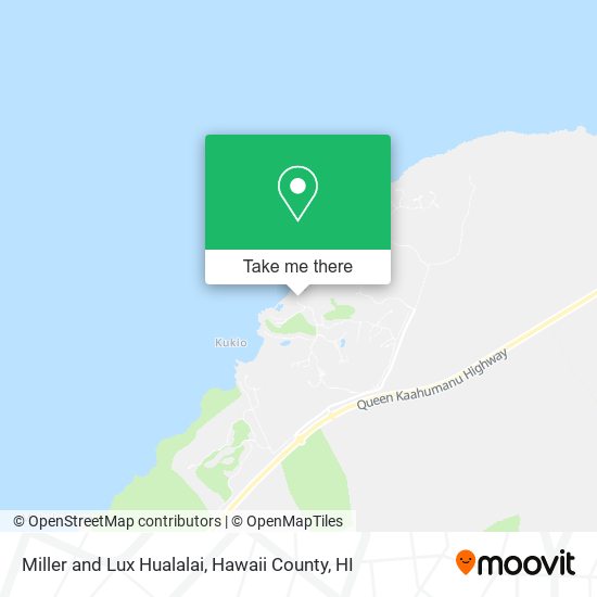 Miller and Lux Hualalai map