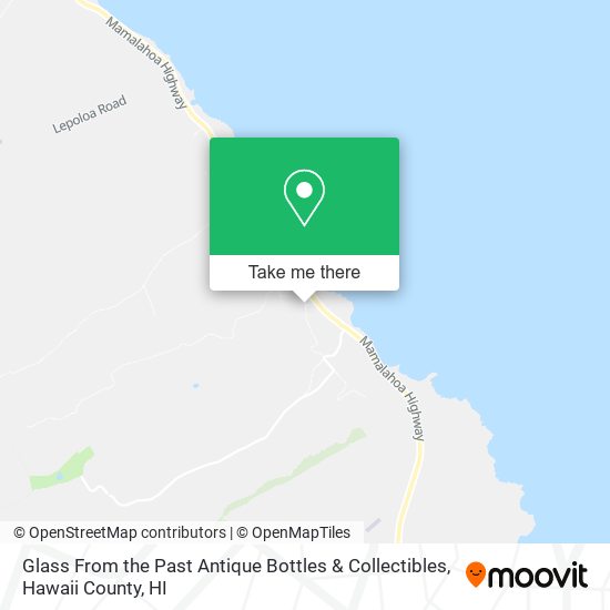 Glass From the Past Antique Bottles & Collectibles map