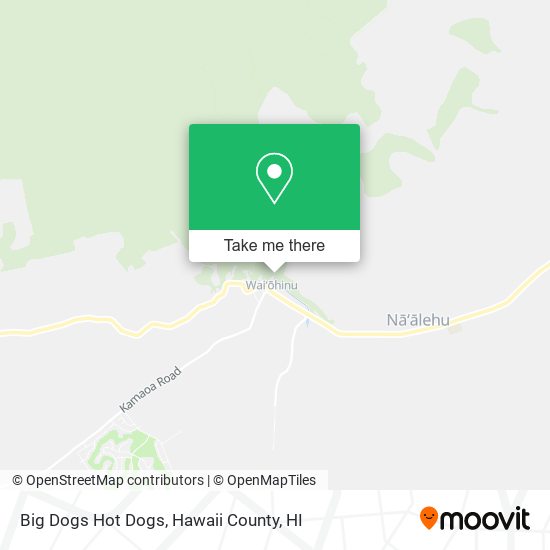 Big Dogs Hot Dogs map