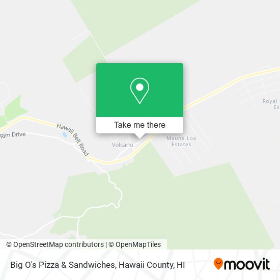 Big O's Pizza & Sandwiches map