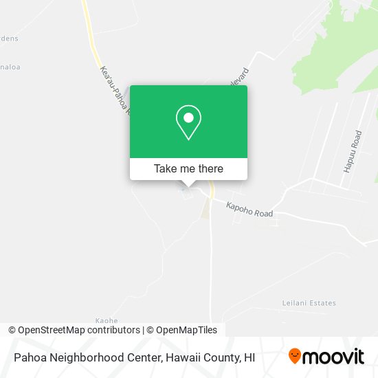 Mapa de Pahoa Neighborhood Center