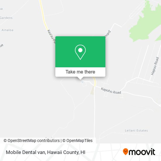 Mobile Dental van map