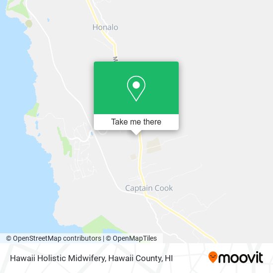 Mapa de Hawaii Holistic Midwifery