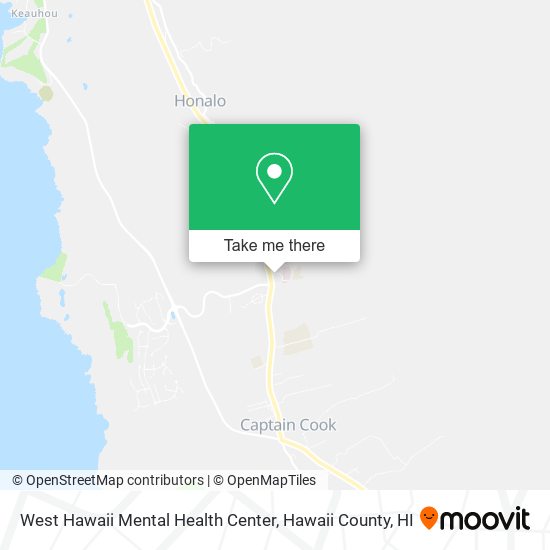West Hawaii Mental Health Center map