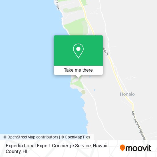 Expedia Local Expert Concierge Service map