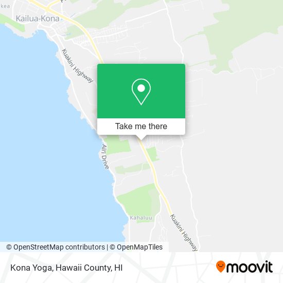 Kona Yoga map