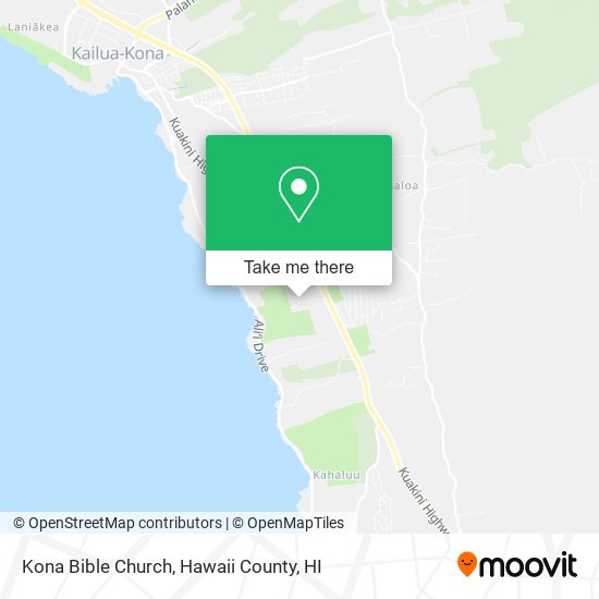 Kona Bible Church map
