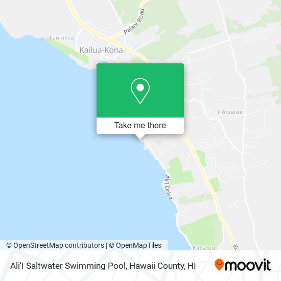 Ali'I Saltwater Swimming Pool map