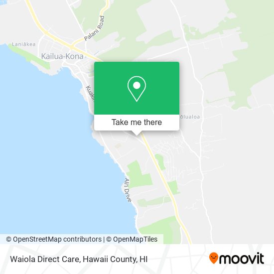 Waiola Direct Care map