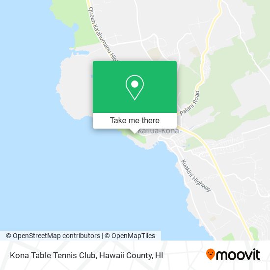 Kona Table Tennis Club map