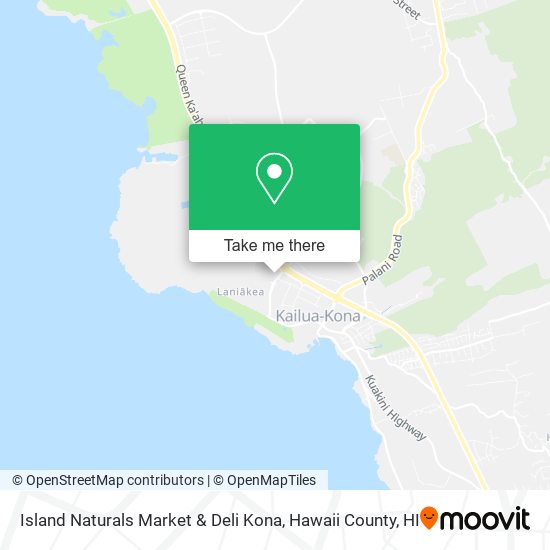 Island Naturals Market & Deli Kona map