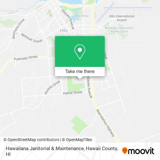 Hawaiiana Janitorial & Maintenance map