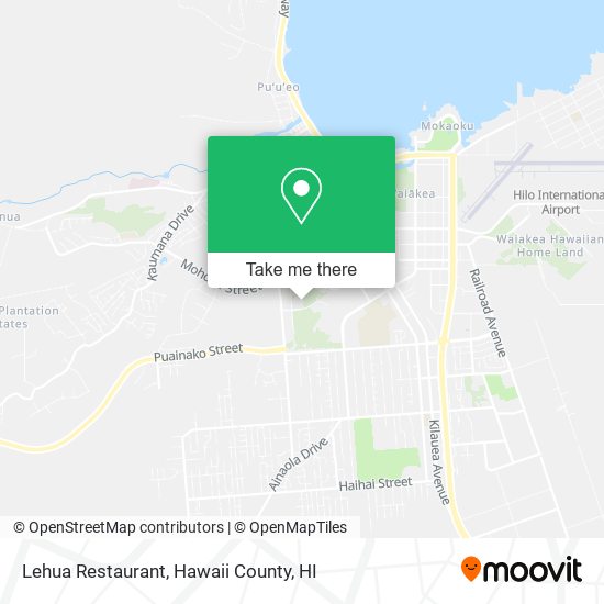 Mapa de Lehua Restaurant