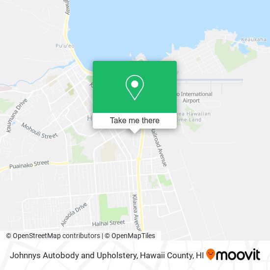 Johnnys Autobody and Upholstery map