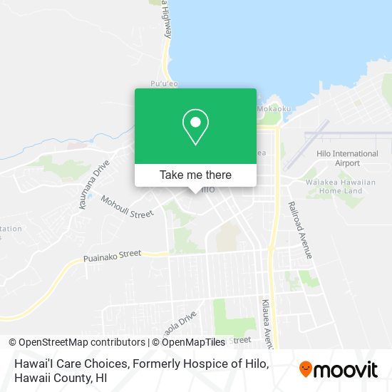 Hawai'I Care Choices, Formerly Hospice of Hilo map