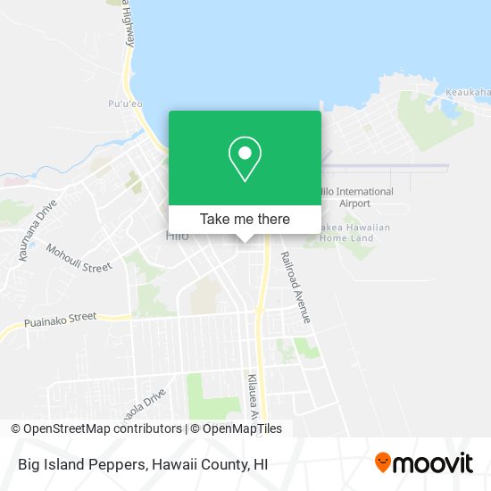 Big Island Peppers map