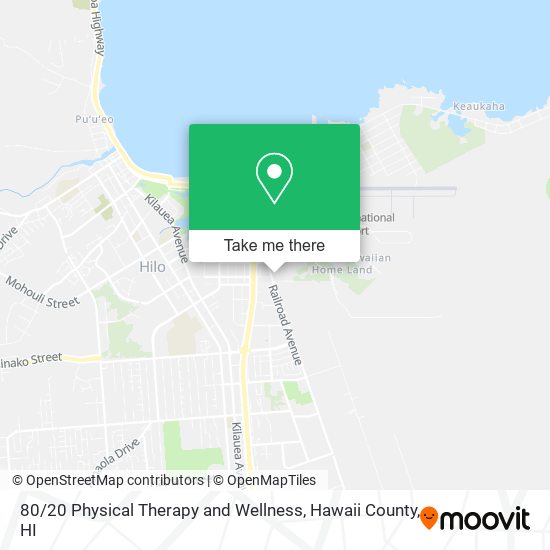 80 / 20 Physical Therapy and Wellness map