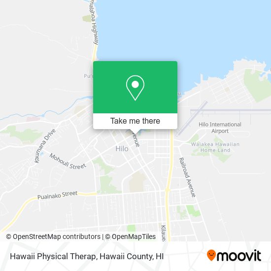Hawaii Physical Therap map