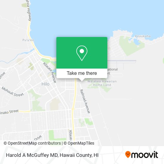 Harold A McGuffey MD map