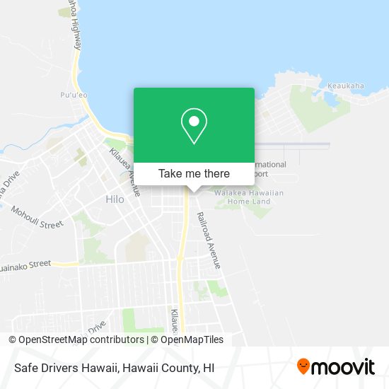 Safe Drivers Hawaii map