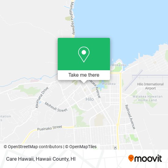 Care Hawaii map