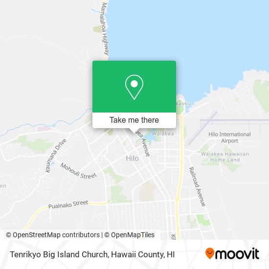 Tenrikyo Big Island Church map