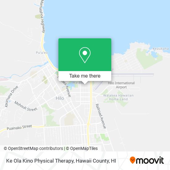 Ke Ola Kino Physical Therapy map