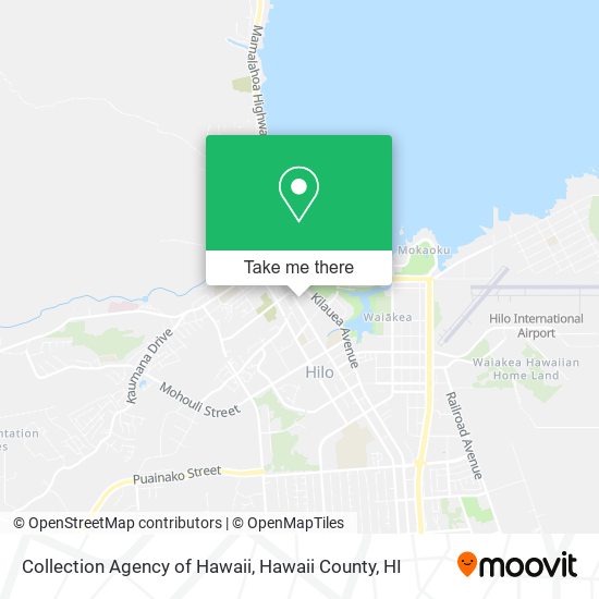 Collection Agency of Hawaii map