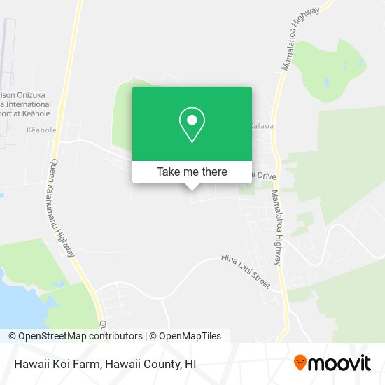 Hawaii Koi Farm map