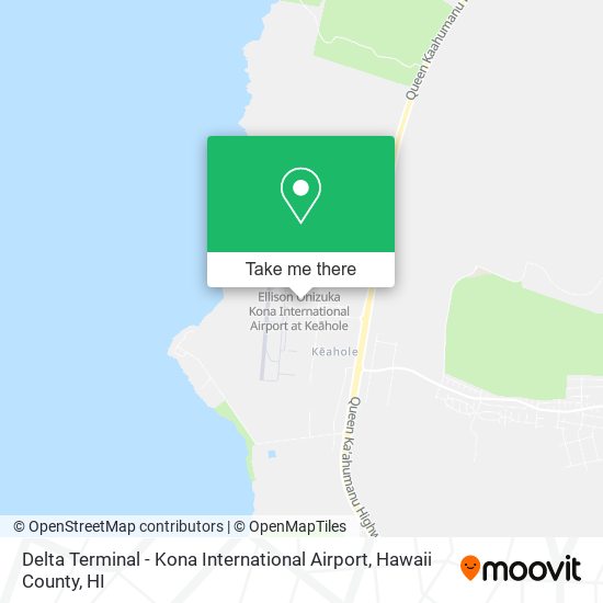Mapa de Delta Terminal - Kona International Airport
