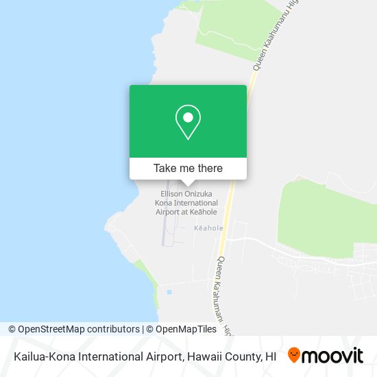 Kailua-Kona International Airport map