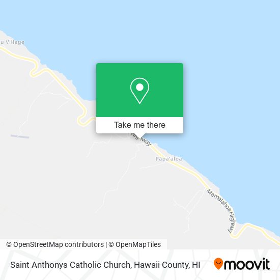 Saint Anthonys Catholic Church map
