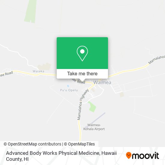 Advanced Body Works Physical Medicine map