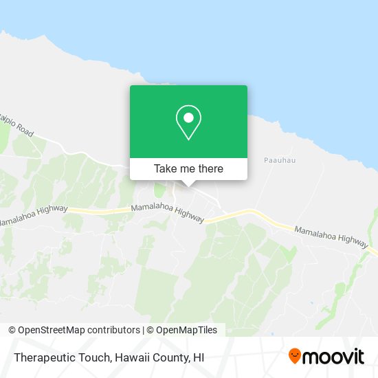 Therapeutic Touch map