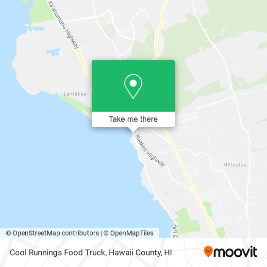 Cool Runnings Food Truck map