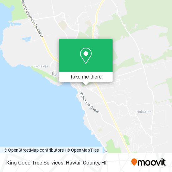 King Coco Tree Services map