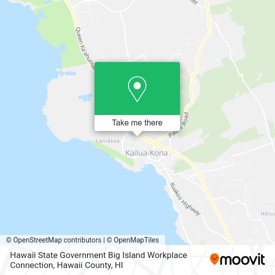 Hawaii State Government Big Island Workplace Connection map