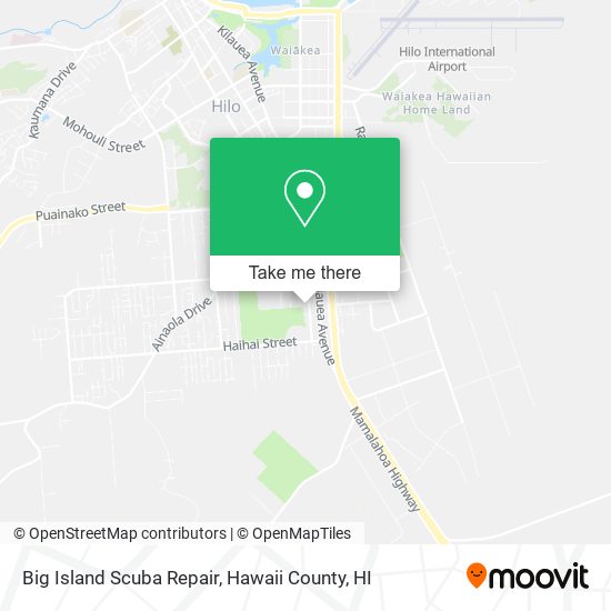 Big Island Scuba Repair map
