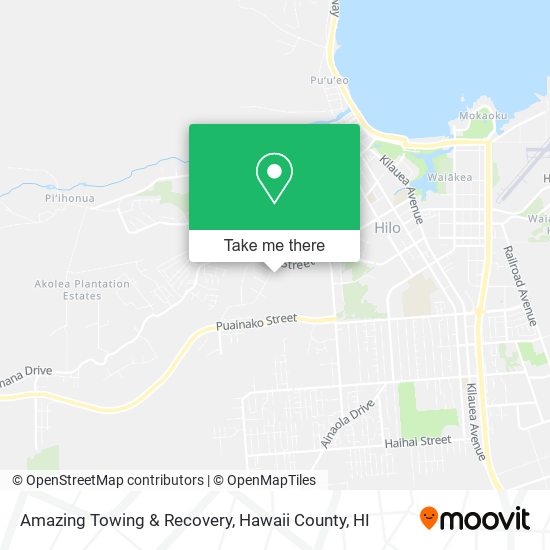 Amazing Towing & Recovery map