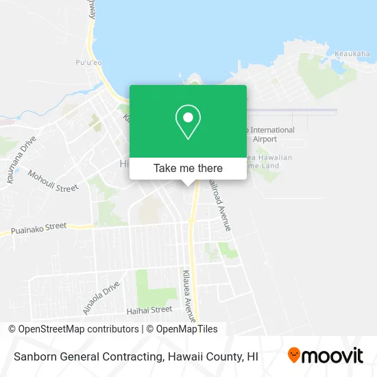 Sanborn General Contracting map