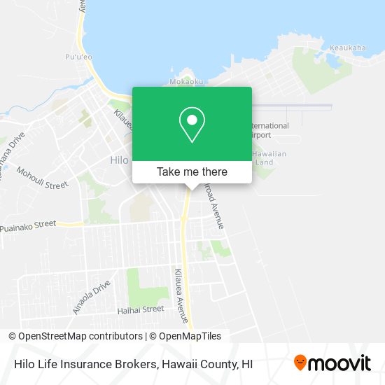 Hilo Life Insurance Brokers map