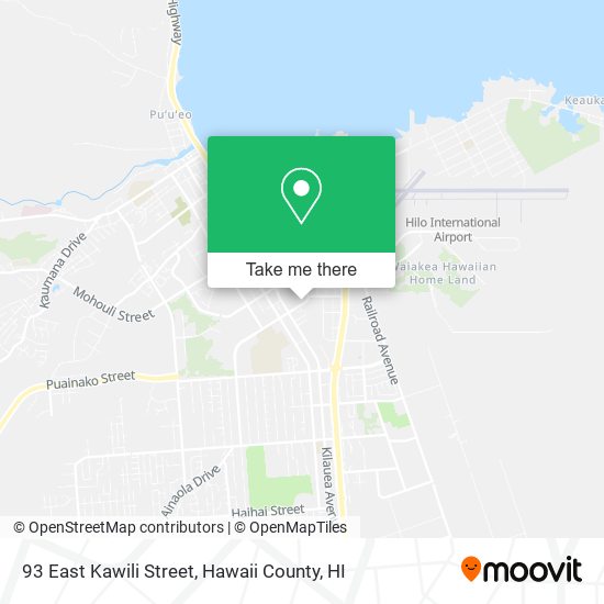 Mapa de 93 East Kawili Street