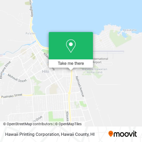 Hawaii Printing Corporation map