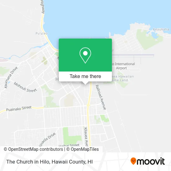 The Church in Hilo map
